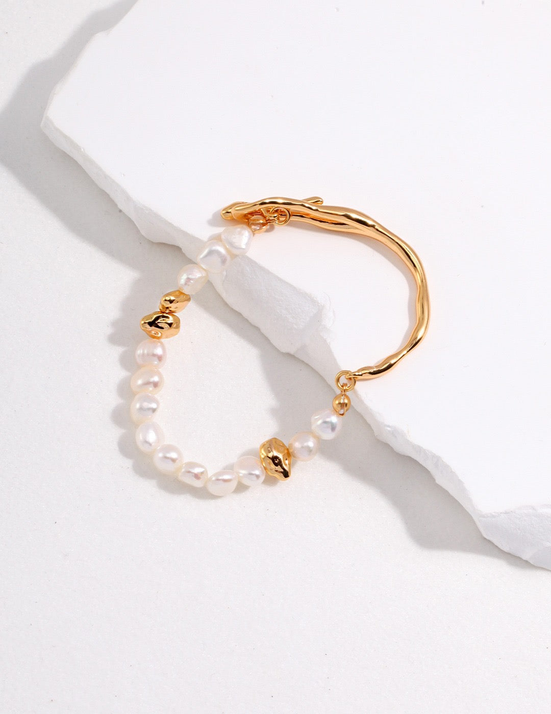 Baroque Pearl Natural Pearl Sterling Silver Jewelry_Ros'Choice Jewelry