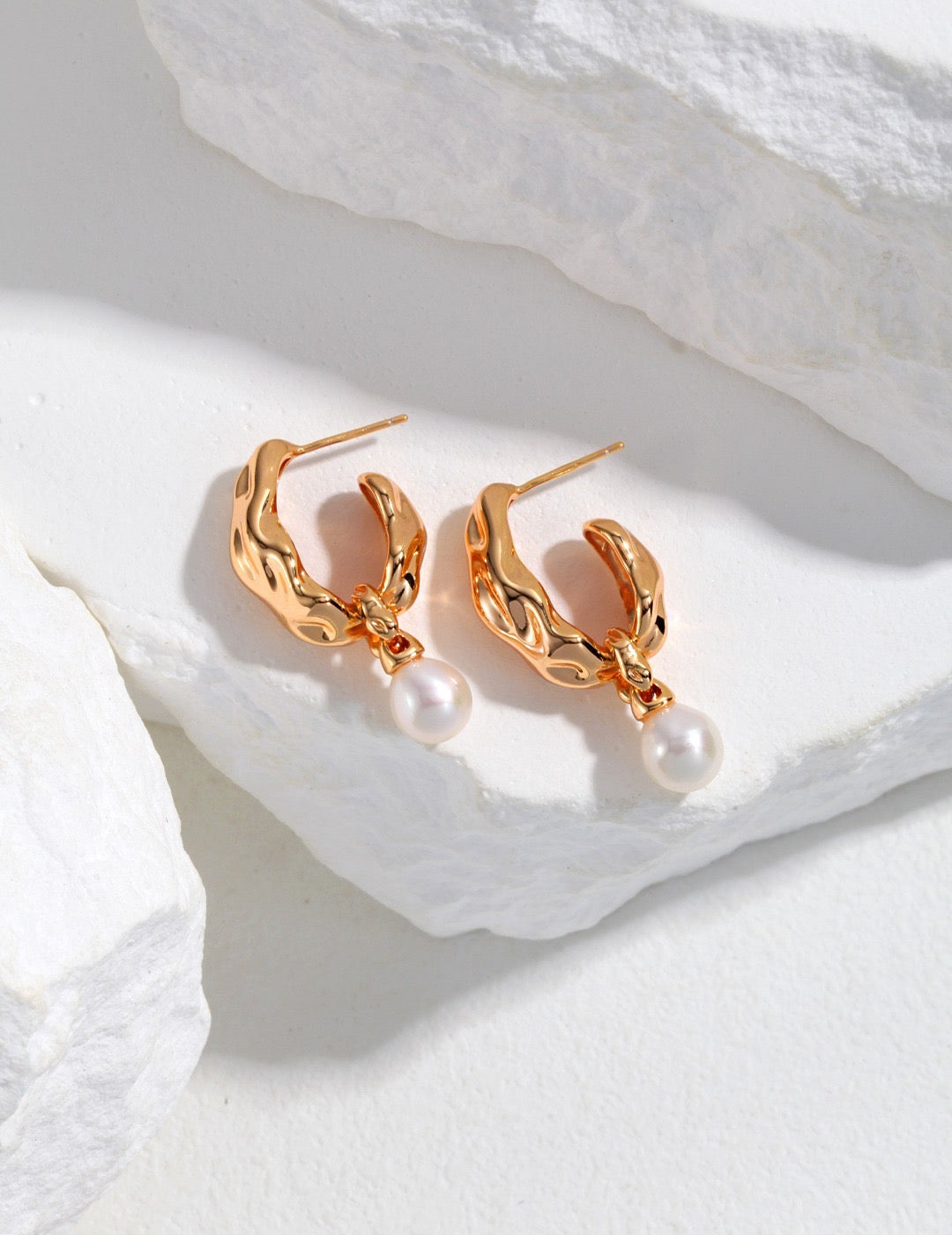 Scarf Design Sterling Silver Pearl Jewelry_Ros'Choice Jewelry
