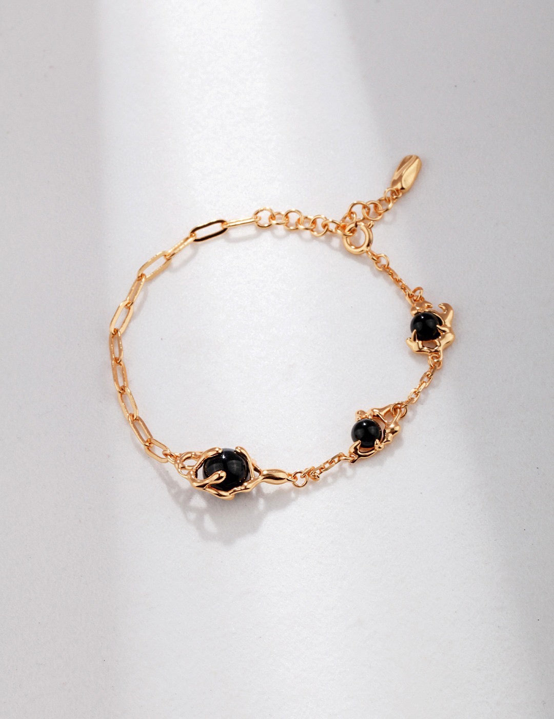 Black Onyx Series - Sterling Silver Bracelet_Ros'Choice Jewelry